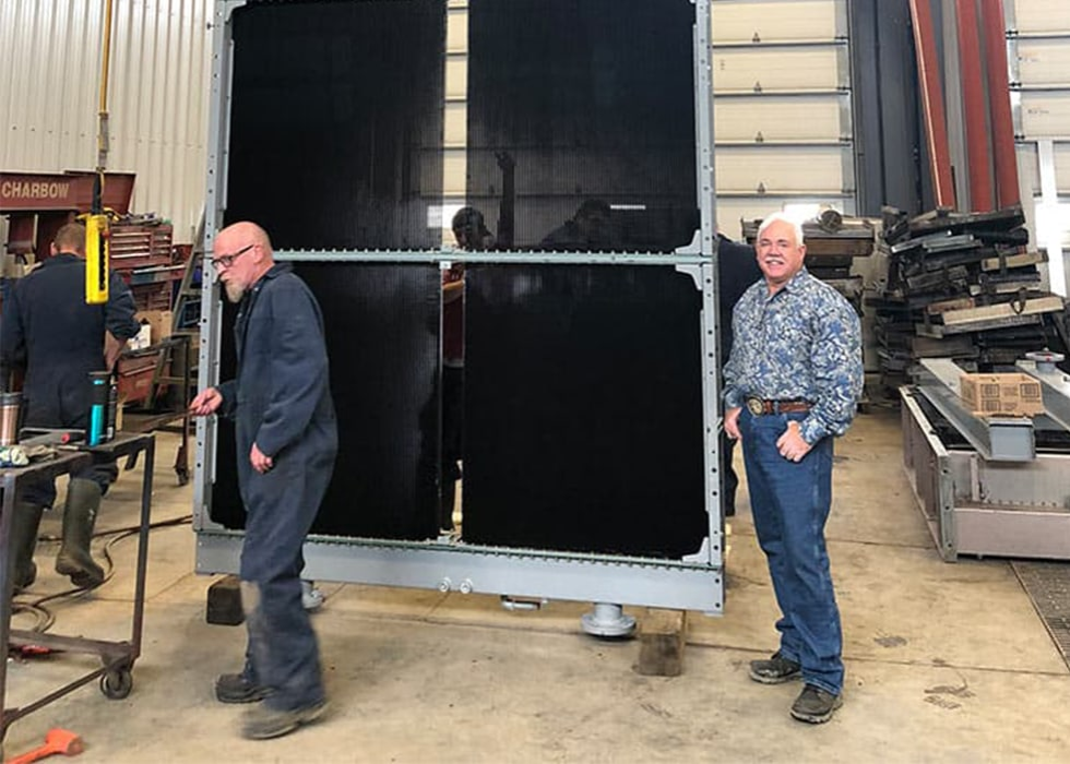 The expert team at Northland Radiator Service Ltd providing industrial cooling solutions.